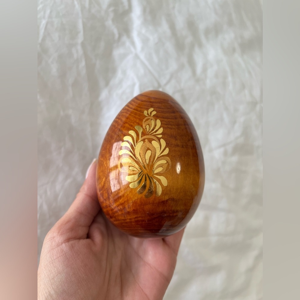 Russian Orthodox Wood icon Virgin Mary Christ Egg | Hand-Painted Signed - Picture 2 of 12
